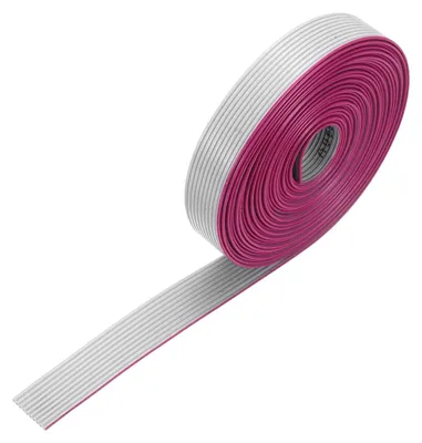 Flachbandkabel 4 m, 10-polig, Raster 1,27 mm, grau
