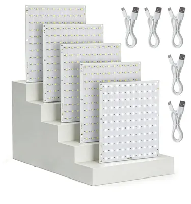 LED-Hintergrundbeleuchtung Board Kit, 5 Stück, Doppelpanel, 156×120 mm