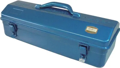 Productafbeelding van Gereedschapskist - Opbergkist - Gereedschap Opbergen - Robuuste Constructie - 43 cm - Blauw