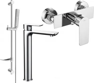 Produktbild von Mexen Alfa DF72 Brausegarnitur, Chrom - 745714DF72-00