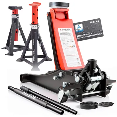 Produktbild von Arebos AR-HE-HRW+UB, Rot, 415 mm, 85 mm, 39,2 kg