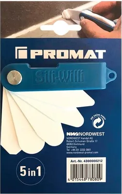Produktbild von Silikonspachtel 5 in 1 f.sämtliche Silikonfugen Ku.1 St.auf Karte
