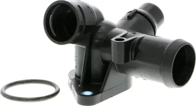 Produktbild von VAICO V10-2542 Kühlmittelflansch für AUDI A4 Avant (8ED, B7) Wasserflansch