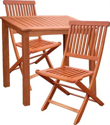 Produktbild von Garden Pleasure Tischgruppe ANGWIN|PITTSBURGH 01 3-tlg. Eukalyptus100% geölt 985156-1