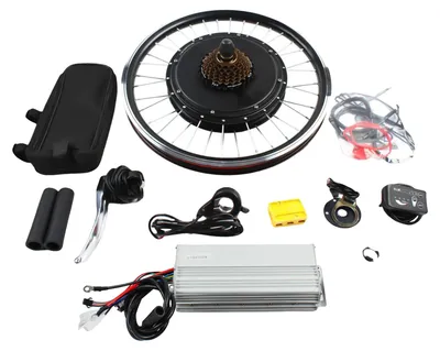 Obrázok produktu pre Súprava na elektrickú konverziu, motor s výkonom 1000 W, schopnosť dosahovať vysoké rýchlosti, zadné koleso