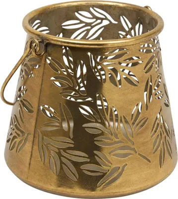 Produktbild von Laterne belli goldfarben 17x15,2cm - Atmosphera créateur d'intérieur