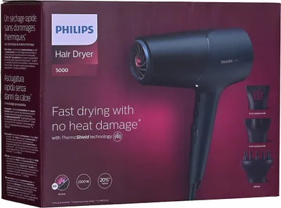 Obrázek produktu pro Philips 5000 series BHD512/20, Modrá, Poutko k zavěšení, 2300 W, 220-240 V, 314 mm, 234 mm