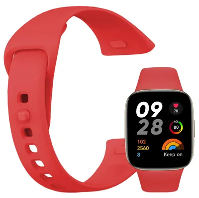 Zdjęcie produktu dla Pasek ChronSmarta do smartwatch'a Xiaomi Redmi Watch 3 (Czerwony)