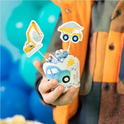 Image de Muffin cups cars 6 pcs - Party Pal