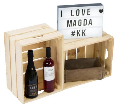 Produktbild von 2er set Gemüsekiste Magda Natur