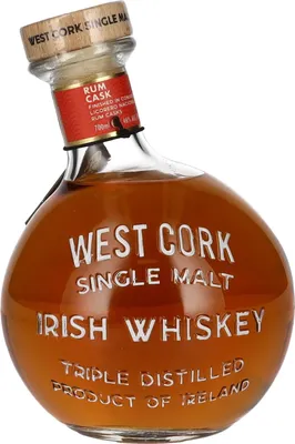 Image de West Cork MARITIME Single Malt Irish Whiskey RUM CASK FINISHED Limited Edition 46% Vol. 0,7l