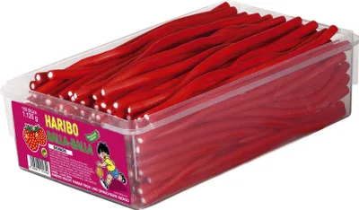Produktbild von Haribo Balla Stixx fruchtige Erdbeer Konfektstangen 150 Stück 1125g