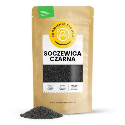 Zdjęcie produktu dla Soczewica Czarna 1 kg