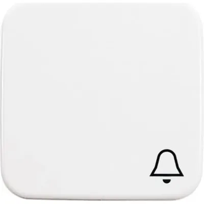 Imagen del producto de BJ Reflex SI, timbre de puerta con placa de llamada, modelo 2520KI-214, color blanco alpino