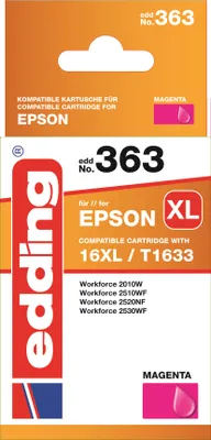 Produktbild von edding Tintenpatrone EDD-363 magenta Epson T1633