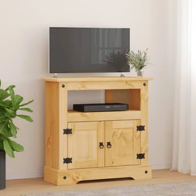 Productafbeelding van De Living Store console tafel, Mexicaanse stijl, van grenenhout, 80x43x78 cm