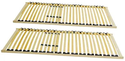 Produktbild von Coemo 2 x Lattenrost XXL Big Size 90x200 cm extra stabil im Partnerset Selbstmontage