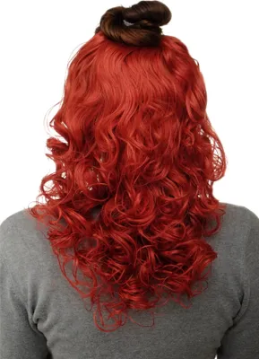 Produktbild von WIG ME UP Haarteil Halbperücke Rot-Mix Locken H9312-137