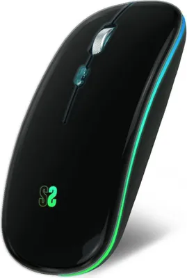 Produktbild von SUBBLIM SUBMO-LDFLAT1, Beidhändig, Optisch, RF Wireless + Bluetooth + USB Type-A, 1600 DPI, Schwarz