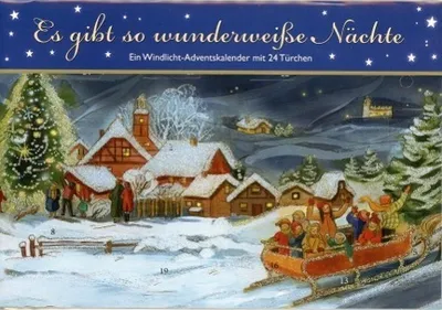 Produktbild von Es gibt so wunderweiße Nächte/Adventskal.