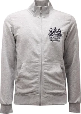 Immagine prodotto di 2451AE felpa uomo AQUASCUTUM grey melange full zip Cotone sweatshirt man