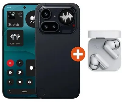 Immagine prodotto di Nothing Phone 4a Pro 8/Dual-SIM, nero, Android 16, smartphone + CMF Buds 2a - Smartphone - 128 GB