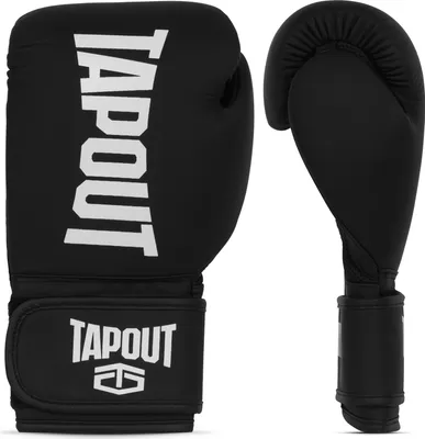 Immagine prodotto di Guantoni da boxe in Pelle finta HOOKY Nero/Bianco 14 oz Tapout