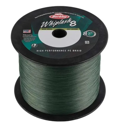 Zdjęcie produktu dla Berkley Whiplash 8 Green – plecionka wędkarska, długość do wyboru, średnica na mm: 0,20, nośność: 27,7 kg