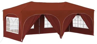 Zdjęcie produktu dla Namiot imprezowy rozkładany 575 x 288 x 245 cm terakota