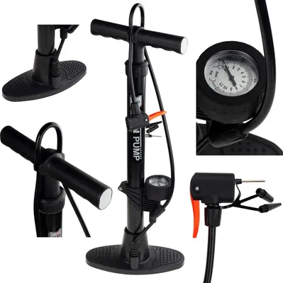 Produktbild von Fahrradpumpe Manomentr Bodenstationär