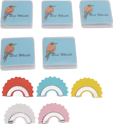 Produktbild von Vogel Pfeife, 5 Farben, Vogelrufer, lustiger Zwitscher-Soundmacher, Spielzeug für Familientreffen, Partys