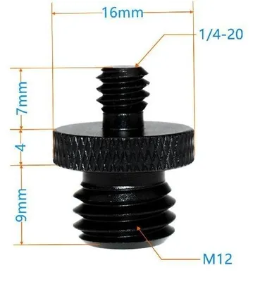 Imagen del producto de Tornillo de 1/4 de pulgada a rosca M12
