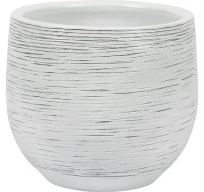 Produktbild von Blumentopf Passion for Pottery Le Havre Keramik Ø 20 cm H 18 cm weiß