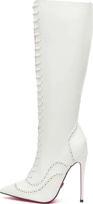 Produktbild von Giaro Stiefel in Übergrößen Weiß  MILANA WHITE MATTE große Damenschuhe