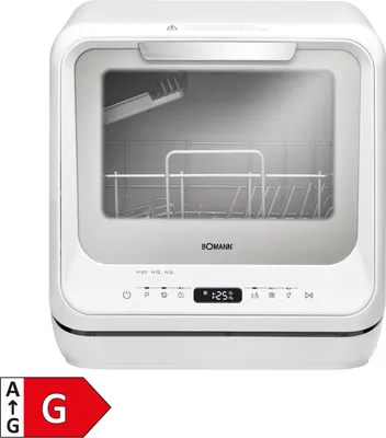 Image de Bomann TSG 5701 Mini-lave-vaisselle, Couleur:Blanc