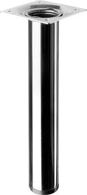 Produktbild von Hettich Tischbein 3,0 x 20 cm Stahl verchromt - 1 Stück