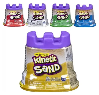 Productafbeelding van Kinetic Sand Zand in Vormen - Set Kinetic Zand 4 Kleuren