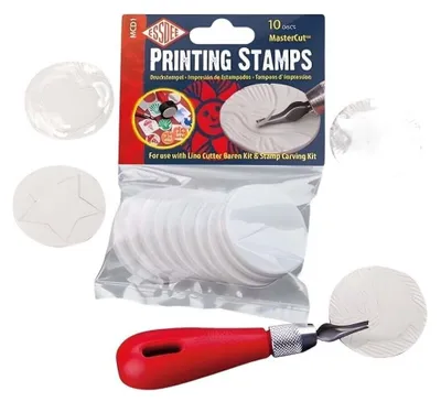 Zdjęcie produktu dla Essdee Self-Adhesive Mastercut Printing Stamps Lino 45 mm
