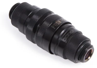 Produktbild von Eiszapfen Schnellverschlusskupplungsset G1/4 AG - Deep Black (schwarz (matt))