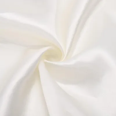 Satine-Stoff, cremeweiß, 150 cm x 9,8 Yards, Polyester
