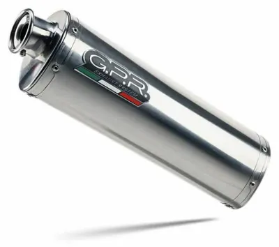 Productafbeelding van GPR Trioval slip-on uitlaatsysteem met dB-demper en adapter voor de Voge DSX 625 e5+