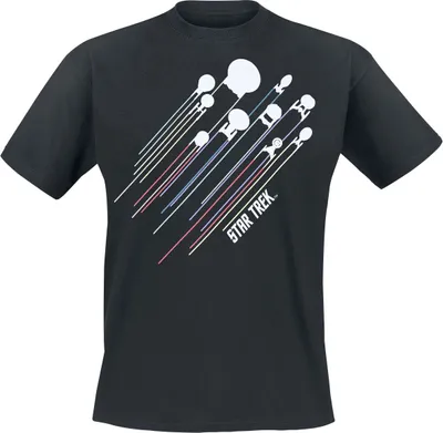 Produktbild von Star Trek T-Shirt Herren Fleet schwarz XXL
