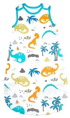 Immagine prodotto di Omgoods - Sacco nanna per neonati - Motivo dinosauro, 0.5 Tog, taglia 6-12 mesi