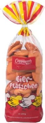 Produktbild von Coppenrath Eierplätzchen aus locker leichter Eier-Biskuit-Teig 200g