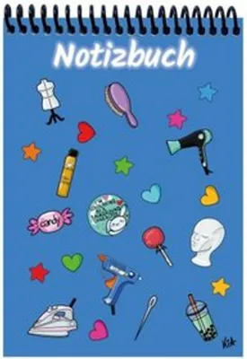 Produktbild von A 5 Notizblock Manga Items, blau, liniert