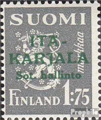 Produktbild von Briefmarken Finnische Bes. Ostkarelien 1941 Mi 9 postfrisch Freimarken
