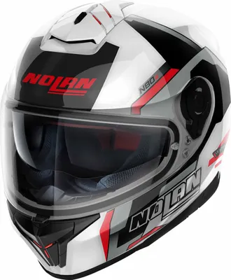 Obrázek produktu pro Nolan N80-8 Wanted N-Com helma, černá/šedá/bílá, XL (62)