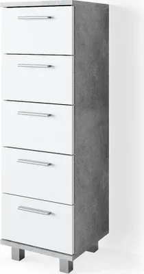 Produktbild von Badschrank Vicco Ilias Beton 30 x 95 cm, Model 30828
