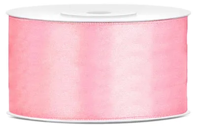 Productafbeelding van Satinband Hellpink 38mm x 25 Meter – Geschenk- en Dekoband voor Feestjes