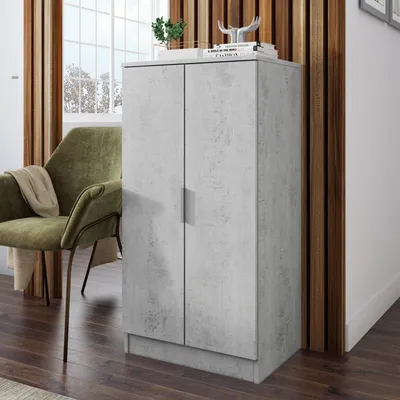 Immagine prodotto di Vidracco - Scarpiera, 55x40x108h cm Bianco, 6 Ripiani